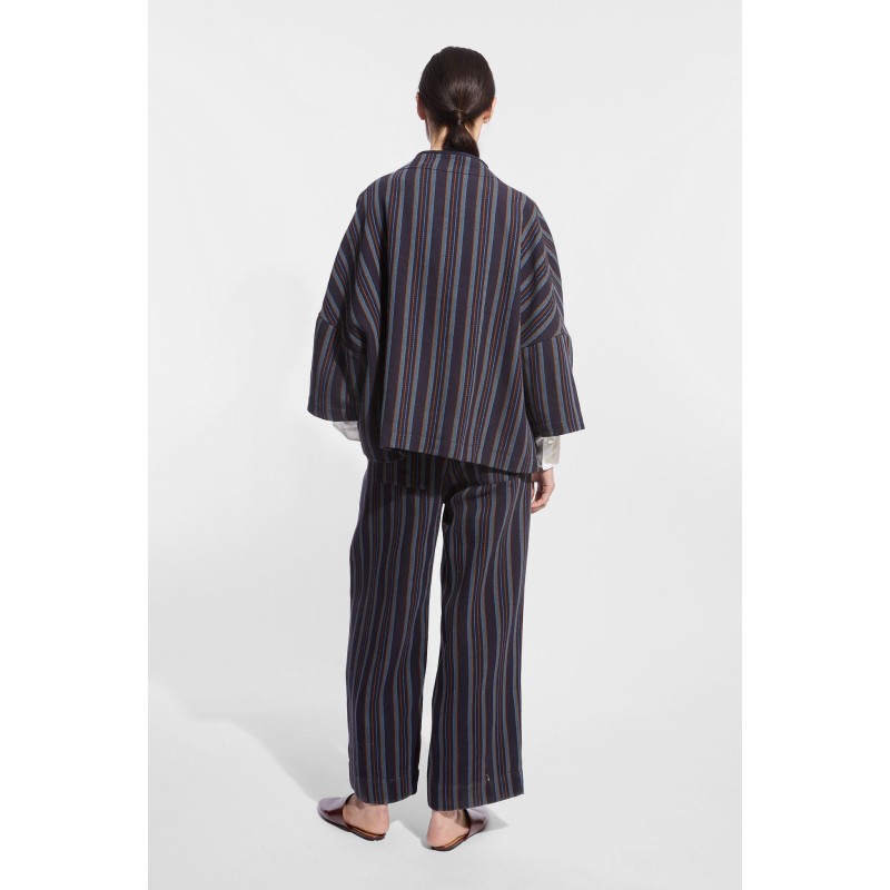 Manteau Adonis Epicea Marine Brun