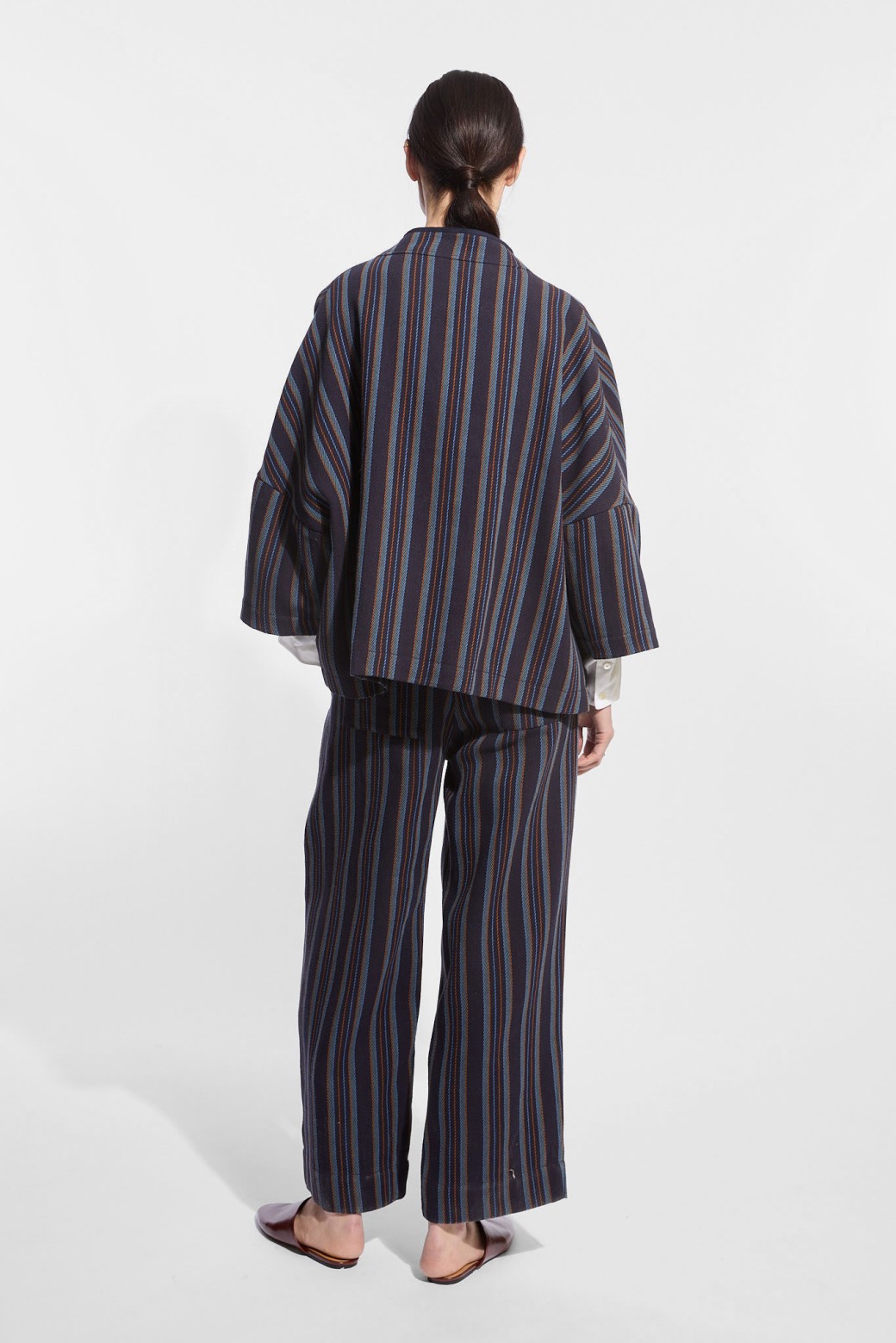 Manteau Adonis Epicea Marine Brun