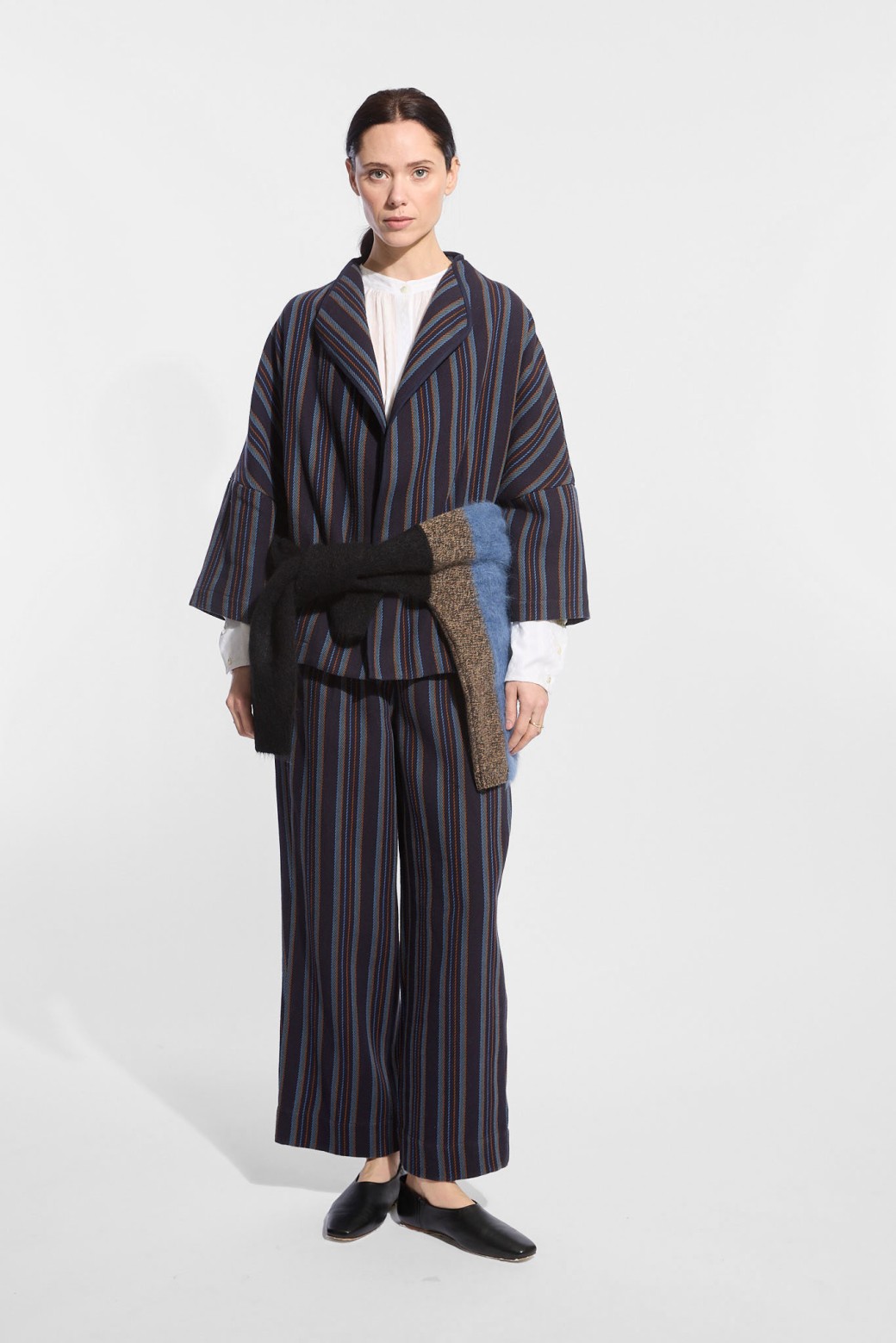 Manteau Adonis Epicea Marine Brun