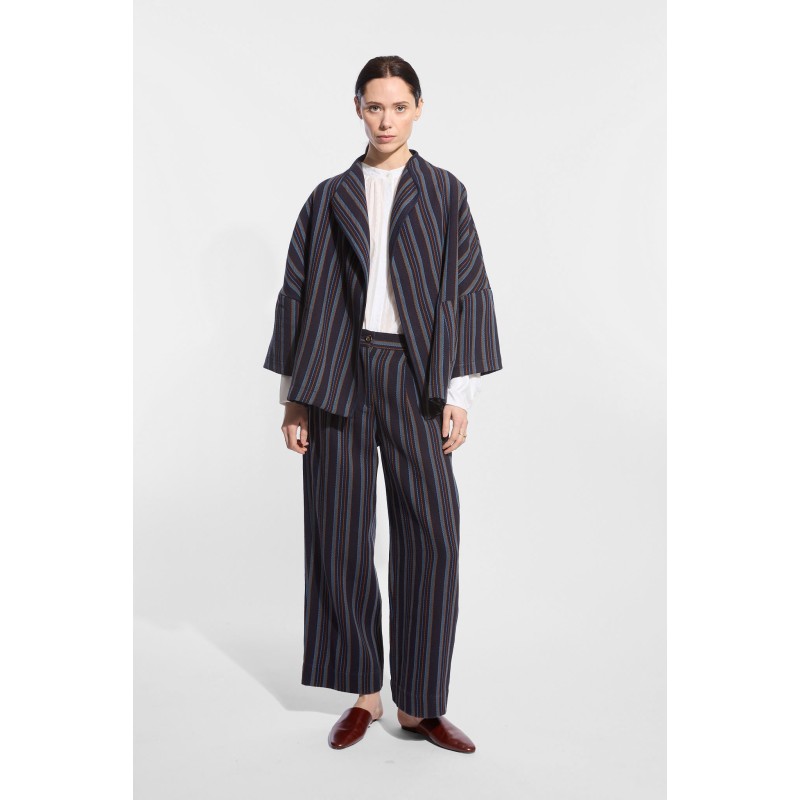 Manteau Adonis Epicea Marine Brun
