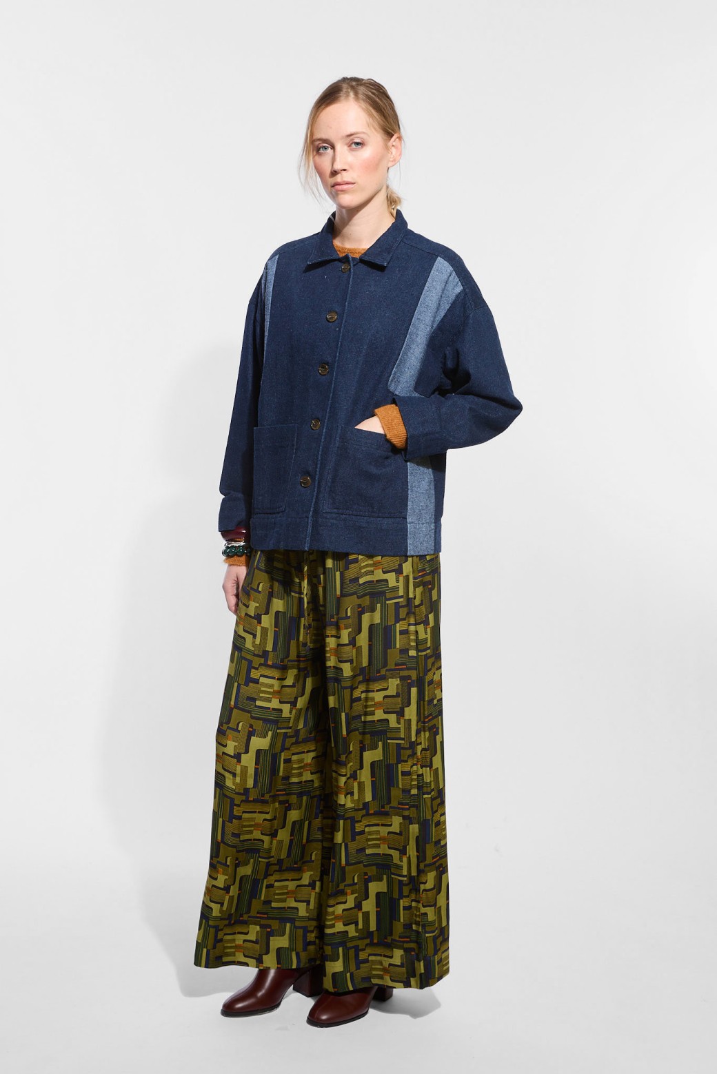 Navy Mina Stella Jacket