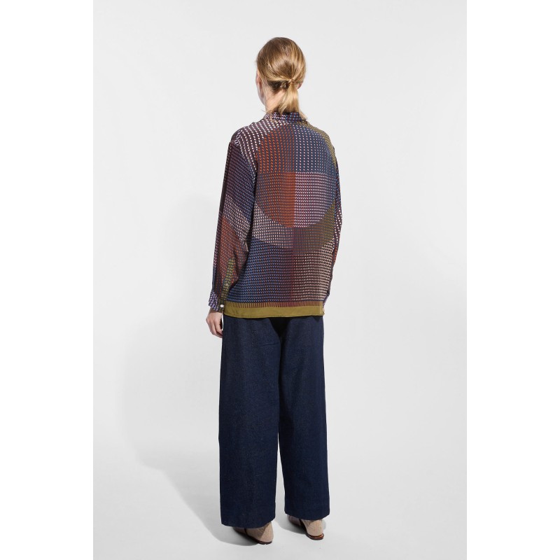 Chemise Rosalie Op Kaki Rose