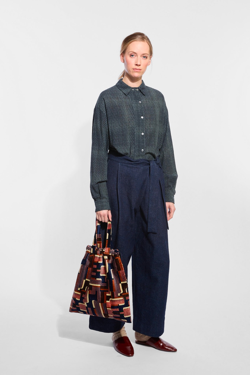 Pink Navy Oscar Gabin Bag