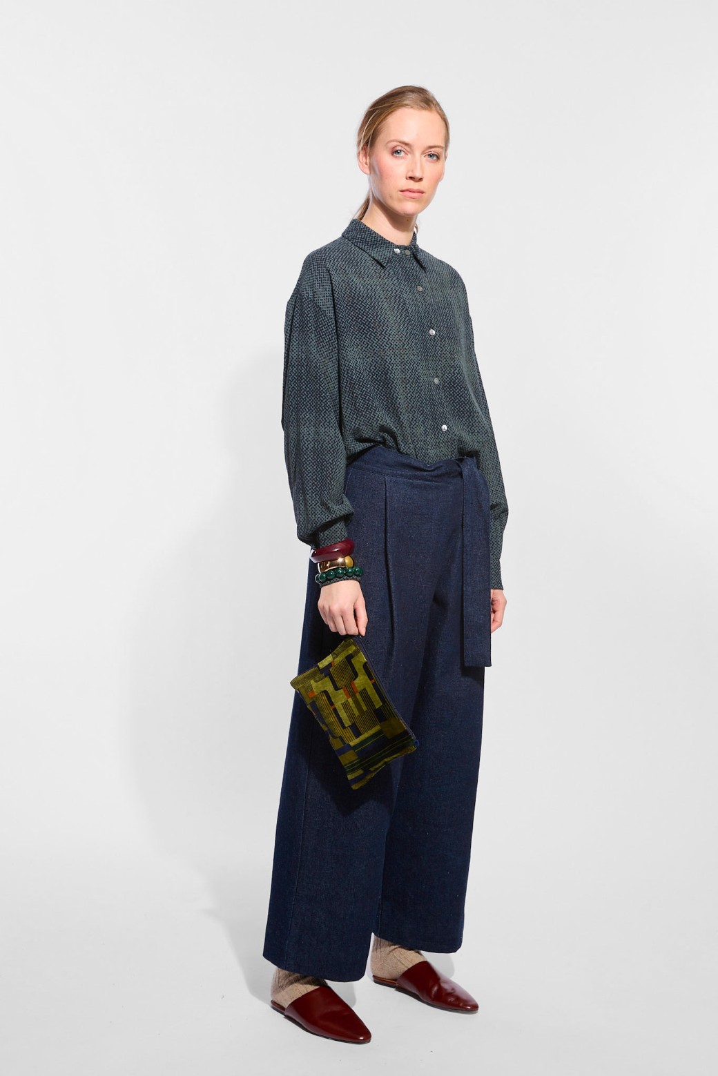 Goa L Oscar Green Pouch