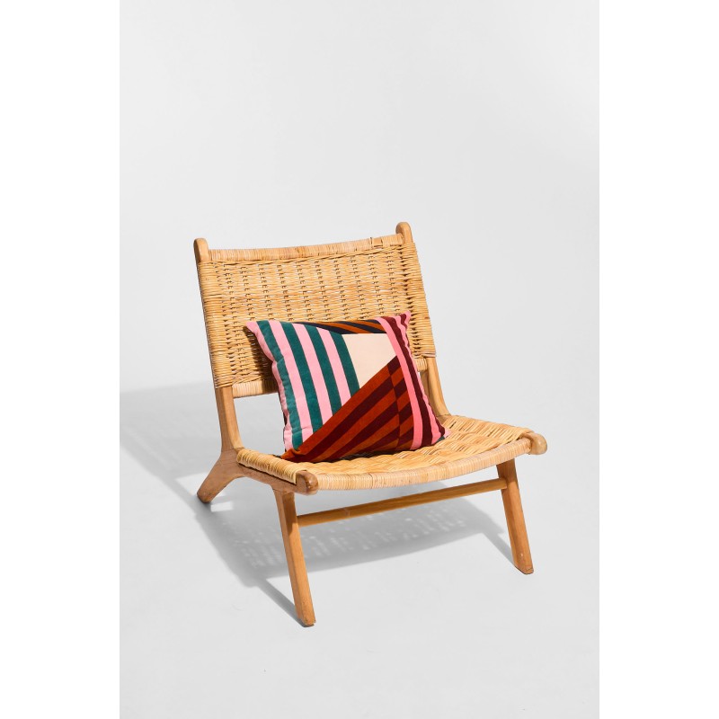 Housse de Coussin Shibuya Corail 50/50cm