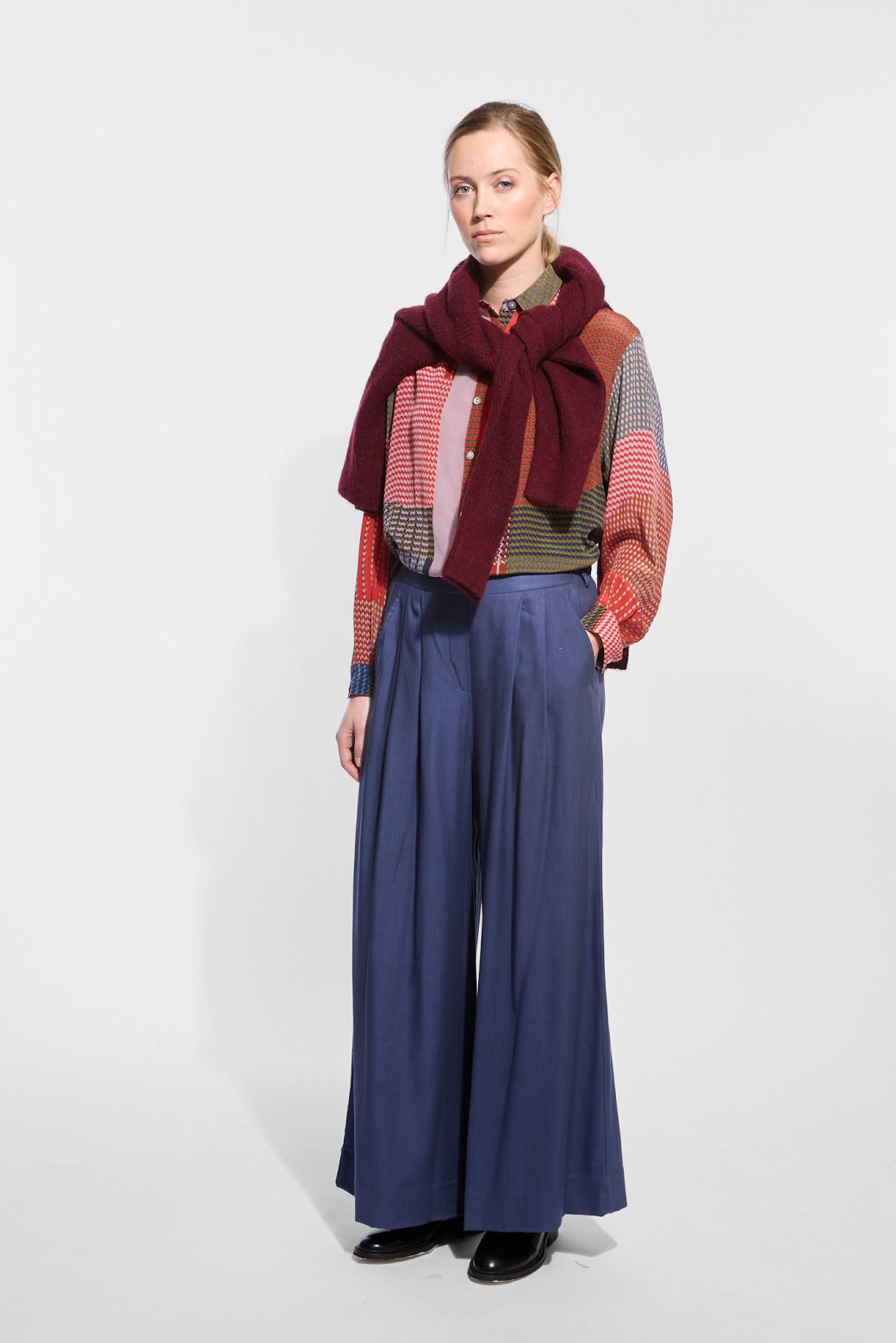 Pantalon Penelope Parure Bleu Gris