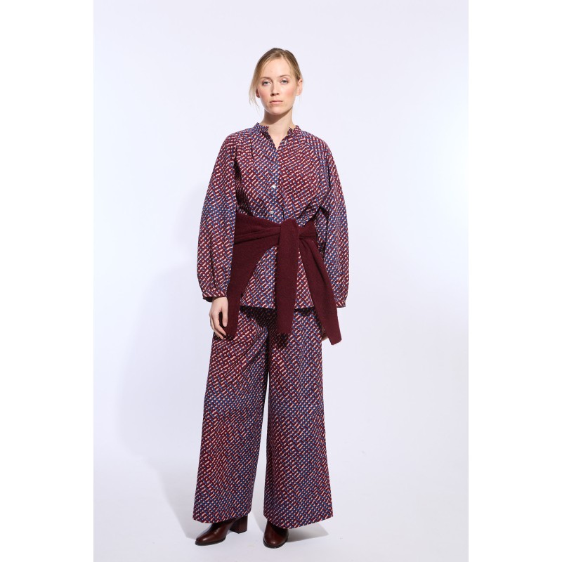 Pantalon Penelope Galilee Bordeaux