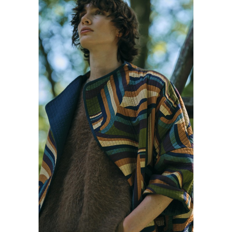 Manteau Adonis Carillon Kaki Brun