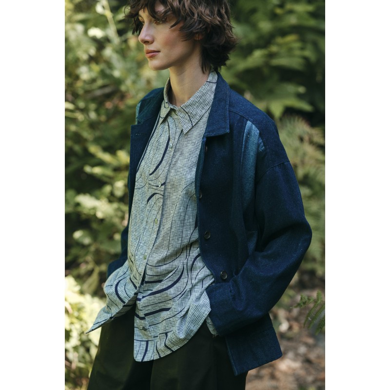 Navy Mina Stella Jacket