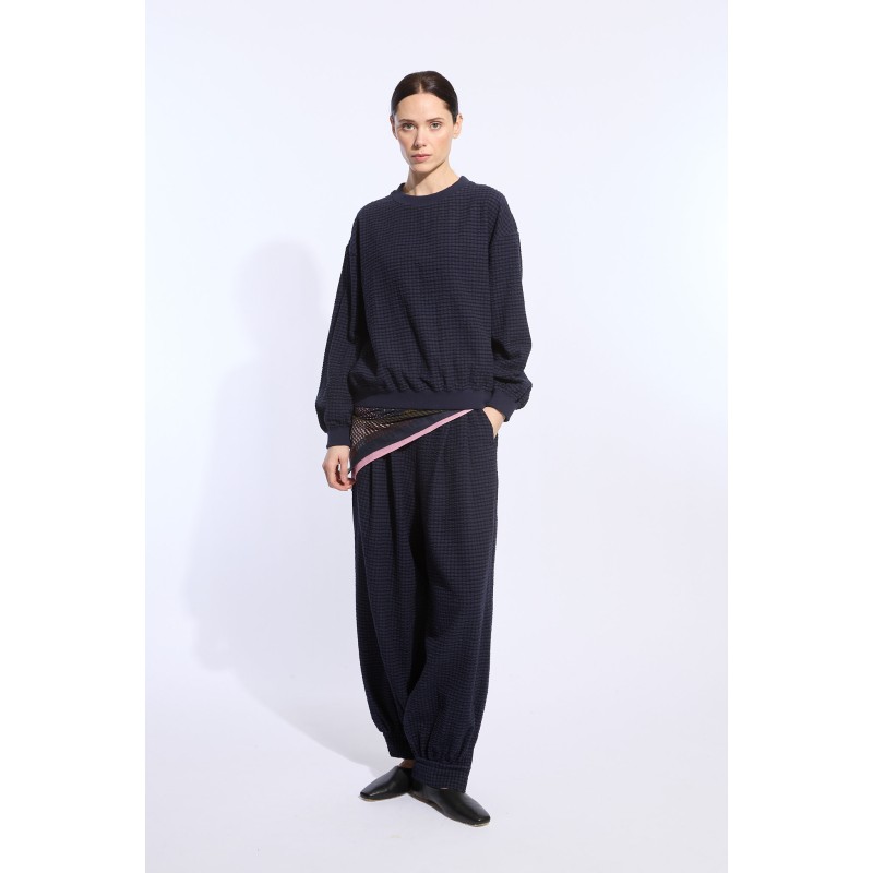 Veloute Navy Penny Pants