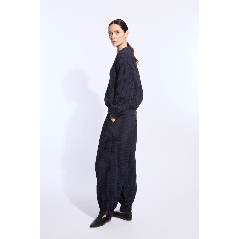 Veloute Navy Penny Pants