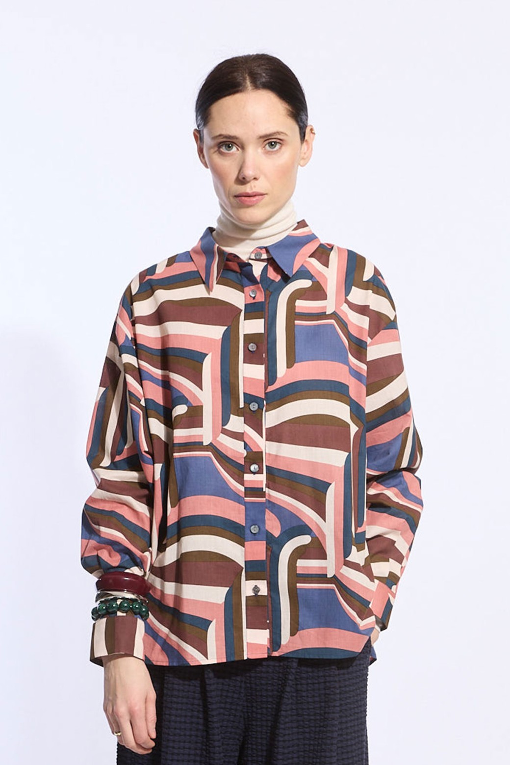 Coral Carillon Rosalie Shirt