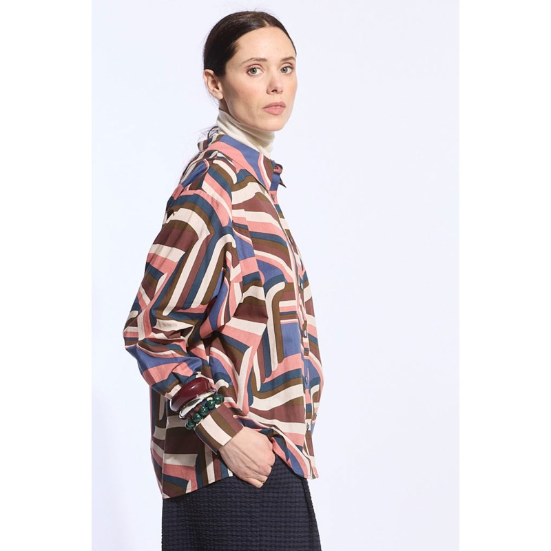 Coral Carillon Rosalie Shirt
