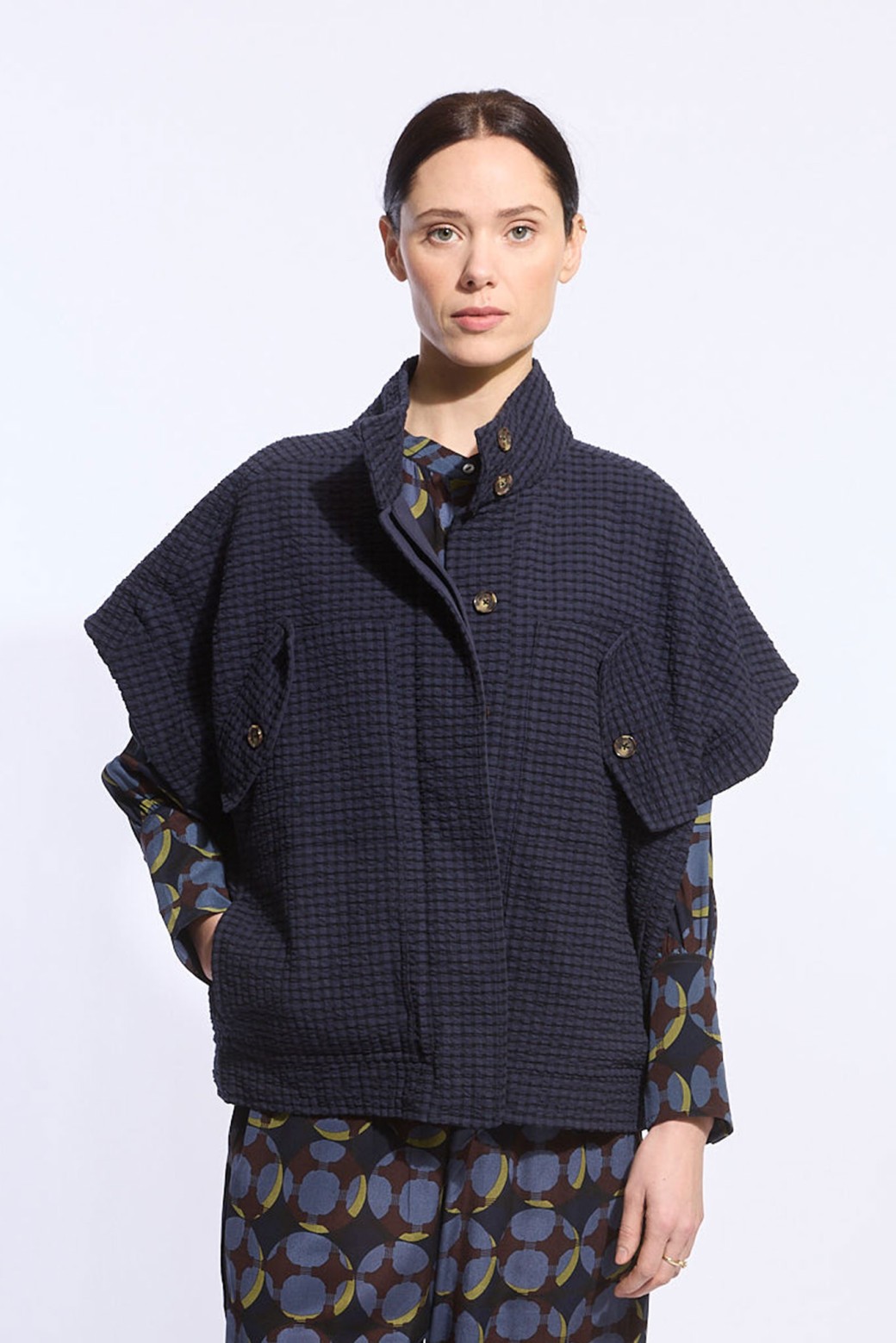 Jacket Vitra Veloute Navy