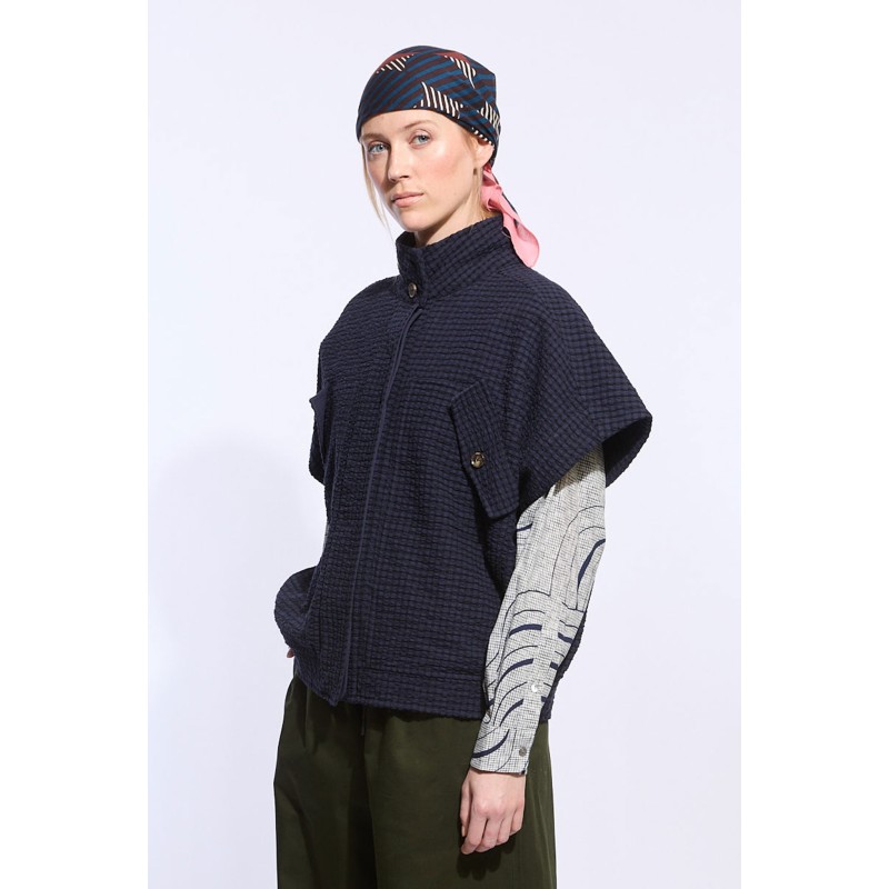 Jacket Vitra Veloute Navy