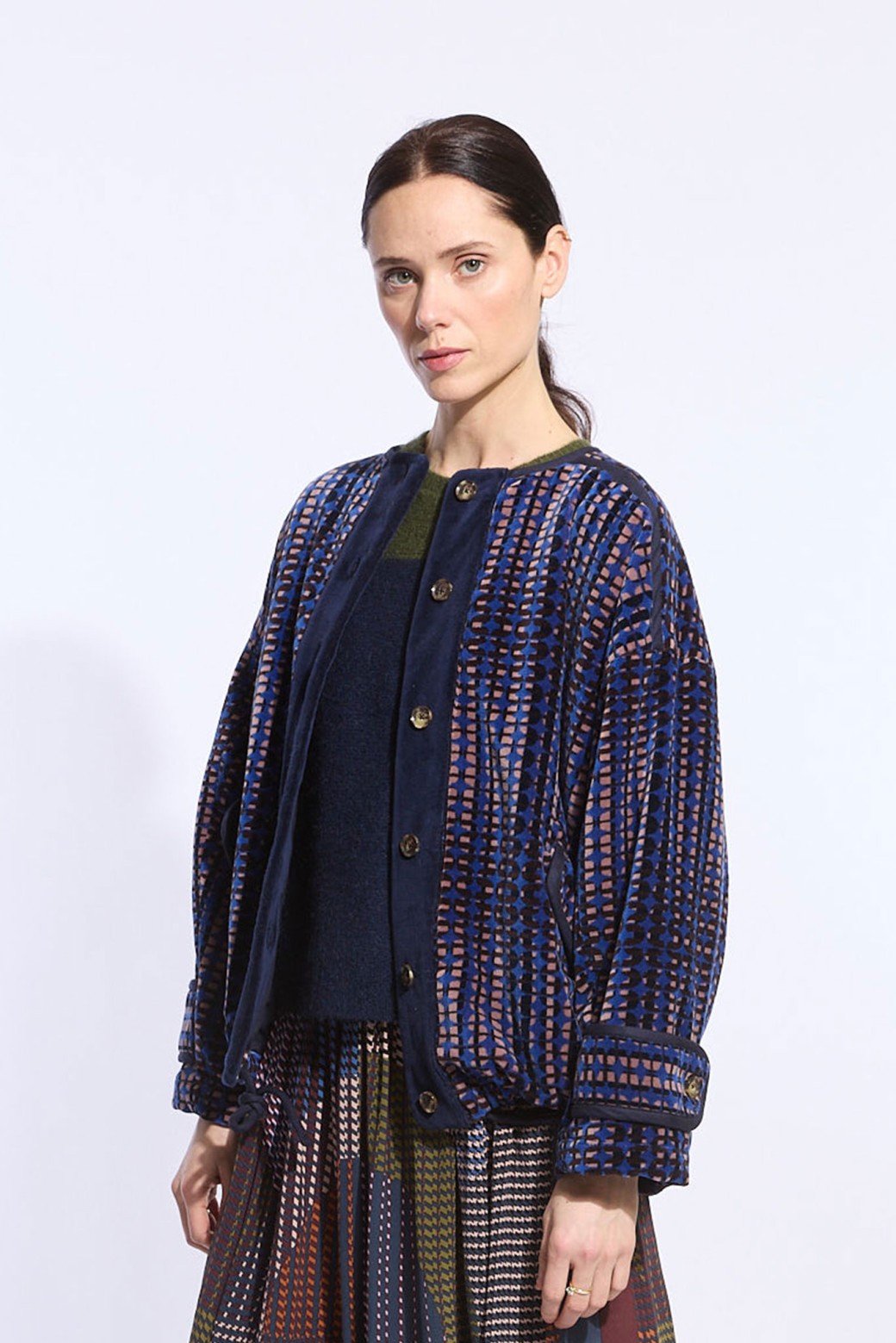 Manteau Vally Bombers Altaï Marine