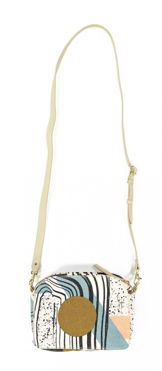 PALMA PRINTED BLUSH BAG
