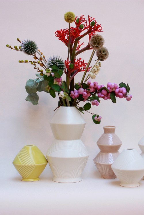 VASE BLANC L SPIRAL x MAPOÉSIE