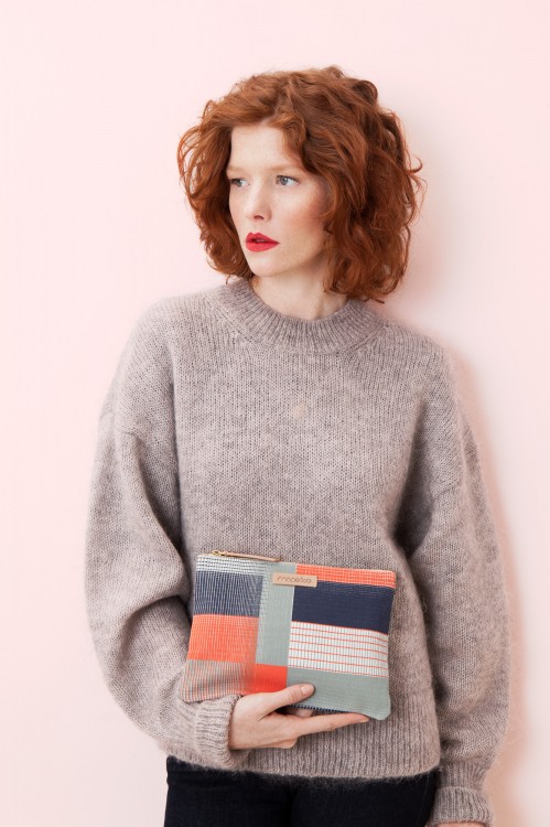 GRANDE POCHETTE YVONNE ORANGE
