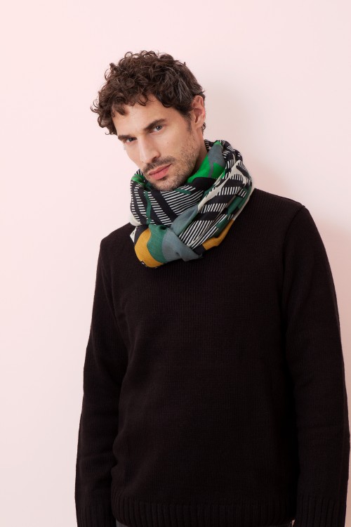 FOULARD HORSE VERT