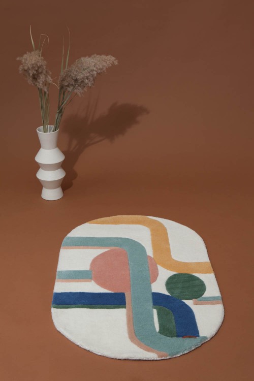 Petit Tapis Miami pastel