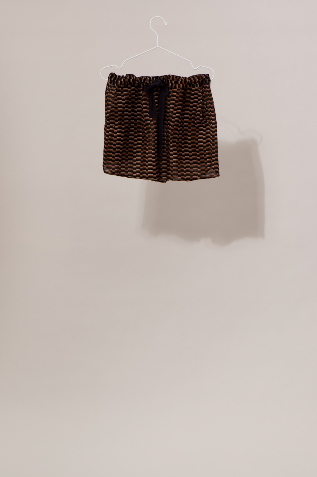 Short MAURICE MAPOESIE All Over Noir Caramel Short MAURICE MAPOESIE All Over Noir Caramel