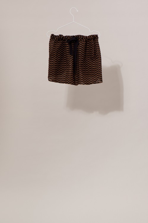 Short MAURICE MAPOESIE All Over Noir Caramel