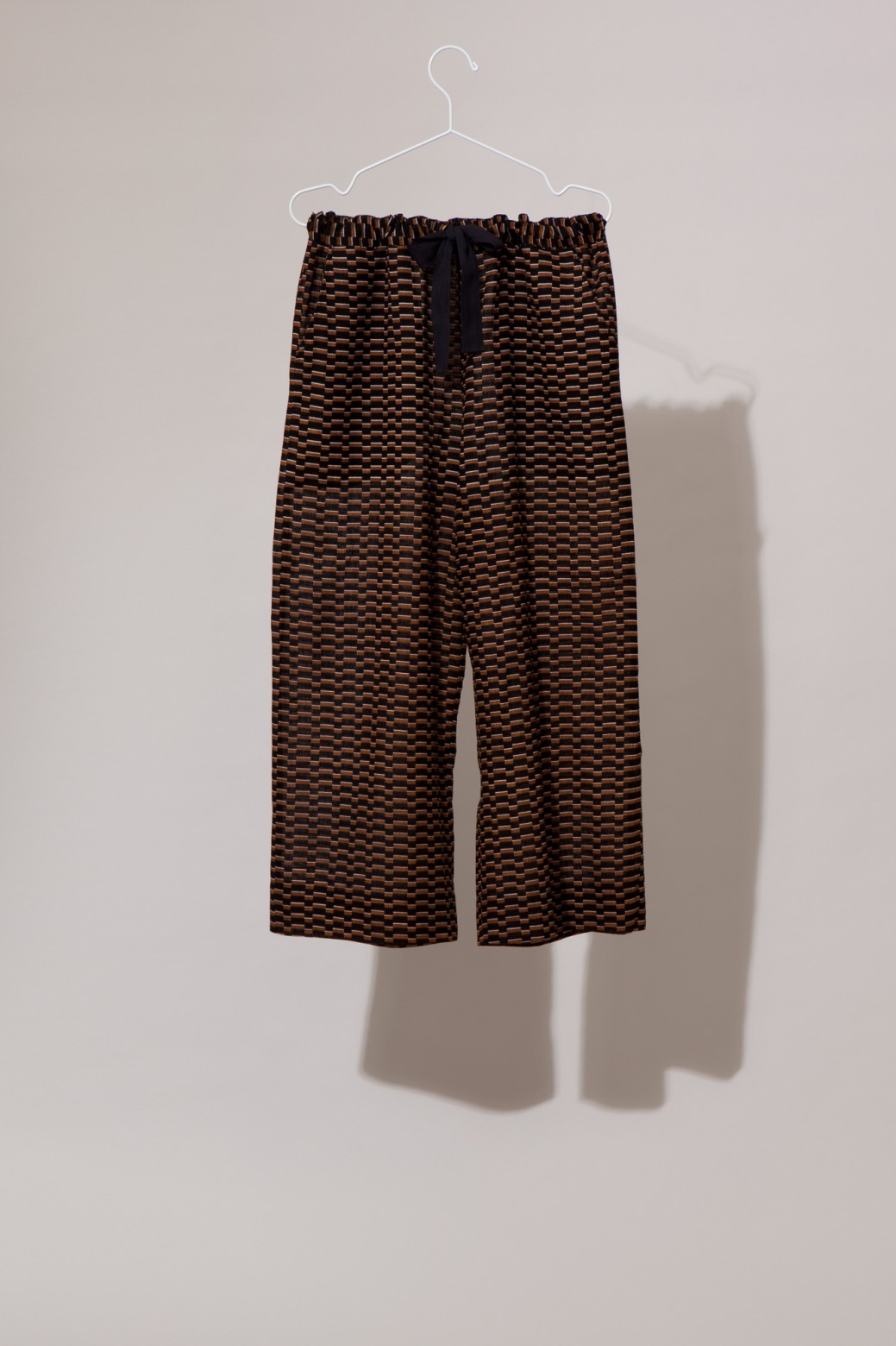 Pantalons COMORE All Over Noir Caramel Pantalons COMORE All Over Noir Caramel