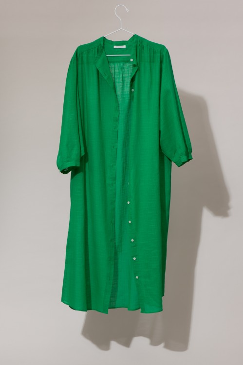 Robe EULALIE Uni Vert