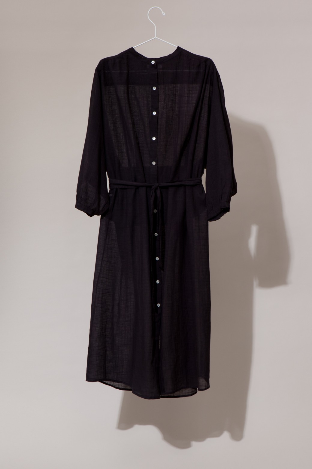 Robe EULALIE Uni Noir Robe EULALIE Uni Noir
