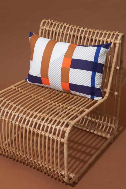 Housse de coussin BOLERO MAPOESIE Kaki Marine