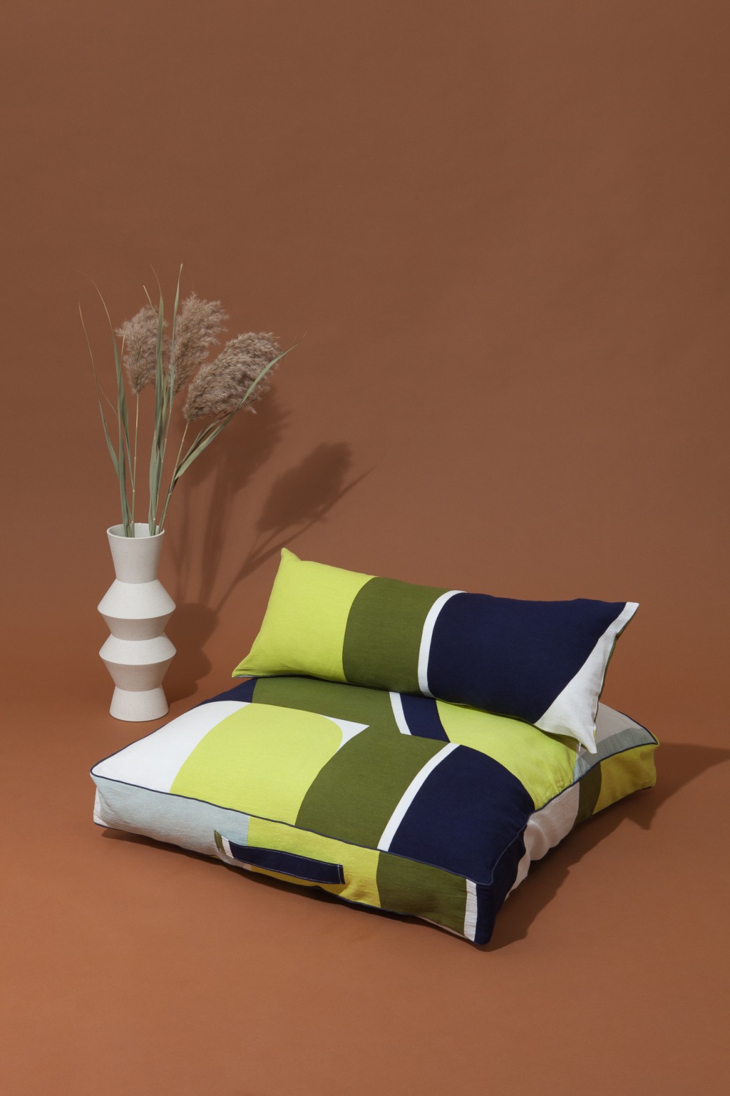 Housse de coussin VISION Kaki Housse de coussin VISION Kaki