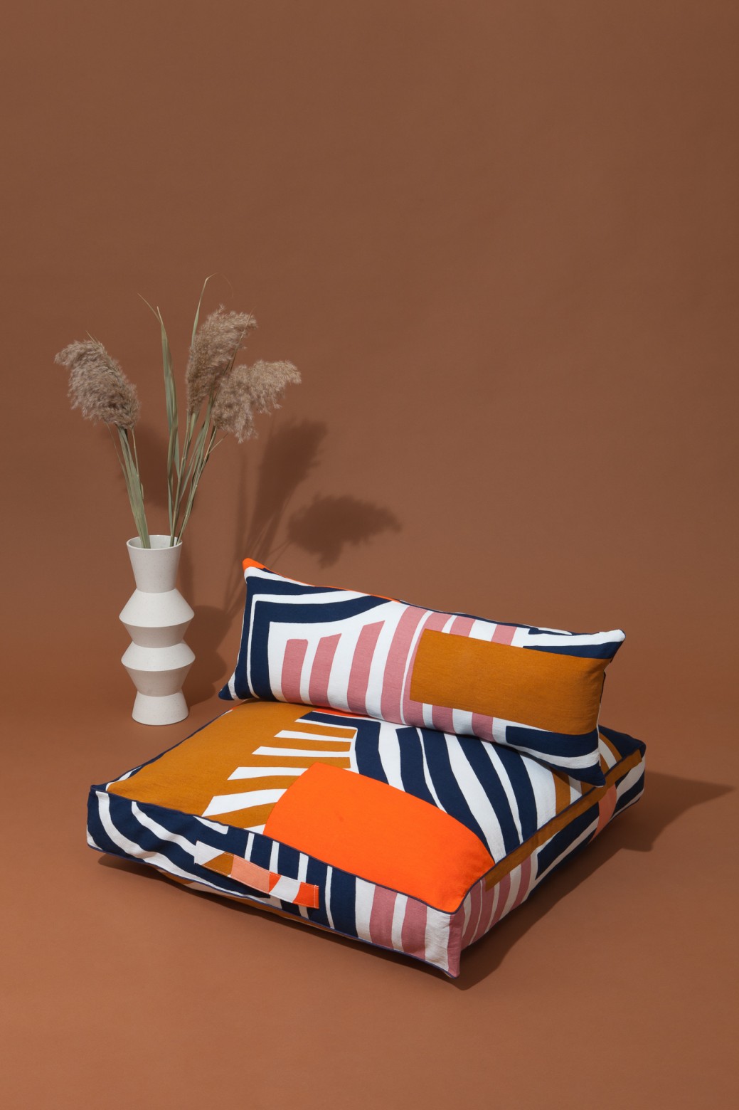 Housse de coussin de Sol ODYSSEY Peche Ocre Housse de coussin de Sol ODYSSEY Peche Ocre