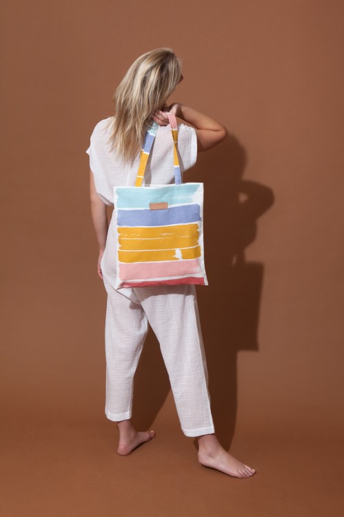 Tote bag GOUACHE Ambre