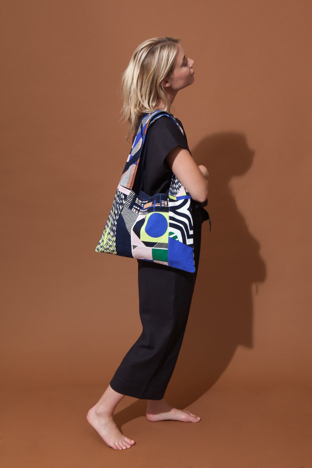 Patchwork Bag AMULETTE Marine Patchwork Bag AMULETTE Marine