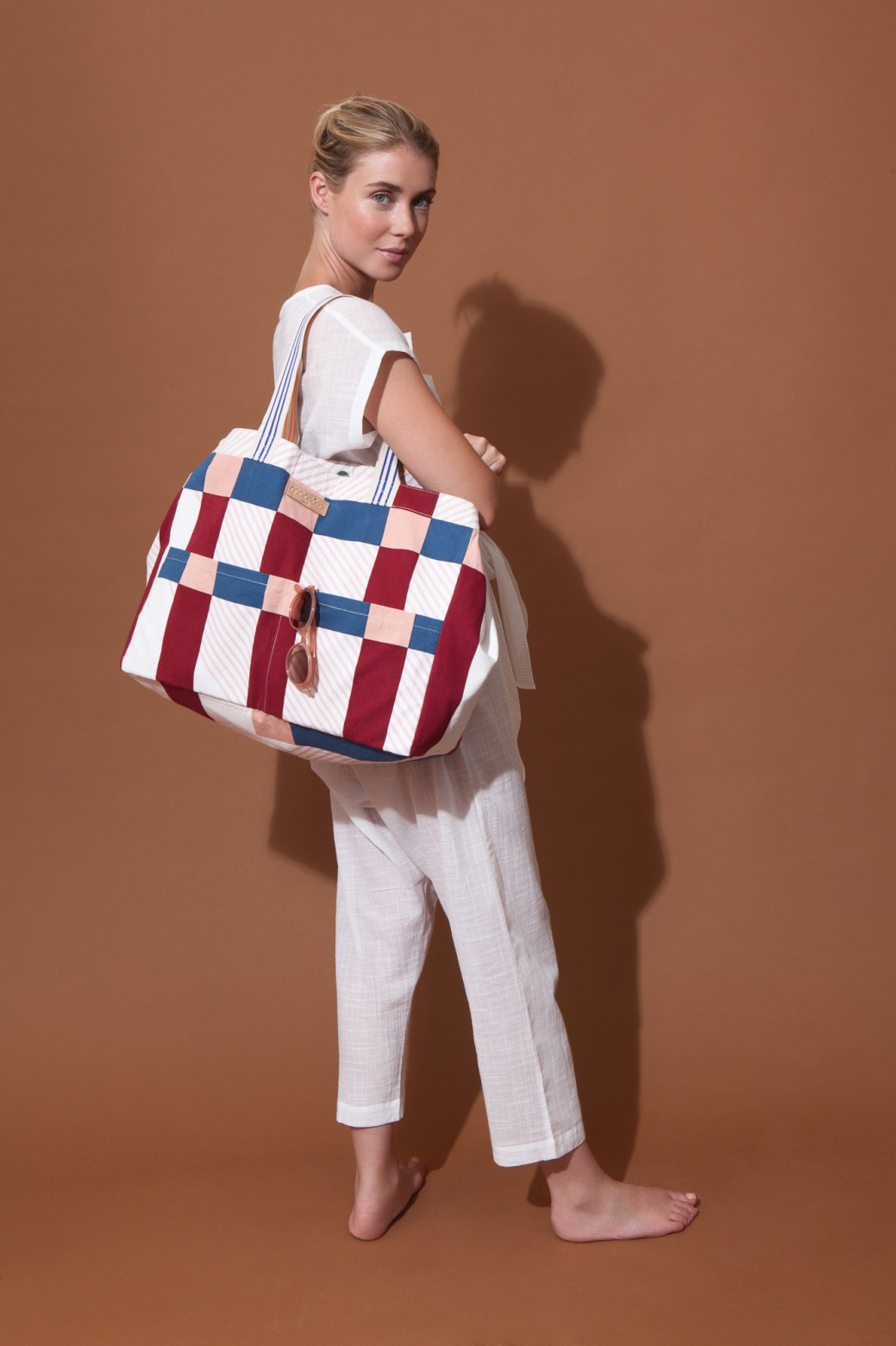 Bag L BOLERO Bordeaux Bleu Bag L BOLERO Bordeaux Bleu