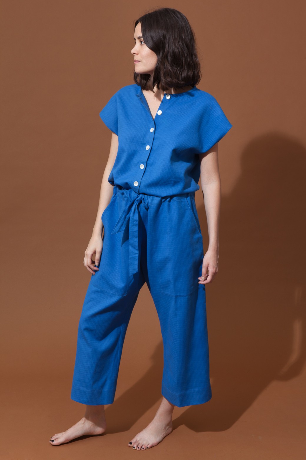Combinaison BARBIZON Uni Bleu Combinaison BARBIZON Uni Bleu