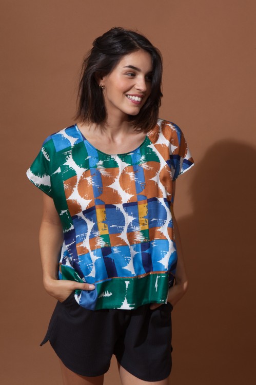 Top CARMEN Idylle Bleu