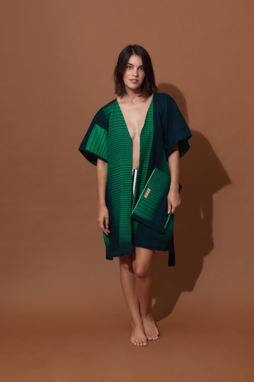 Kimono PROSE MAPOESIE Vert fluo