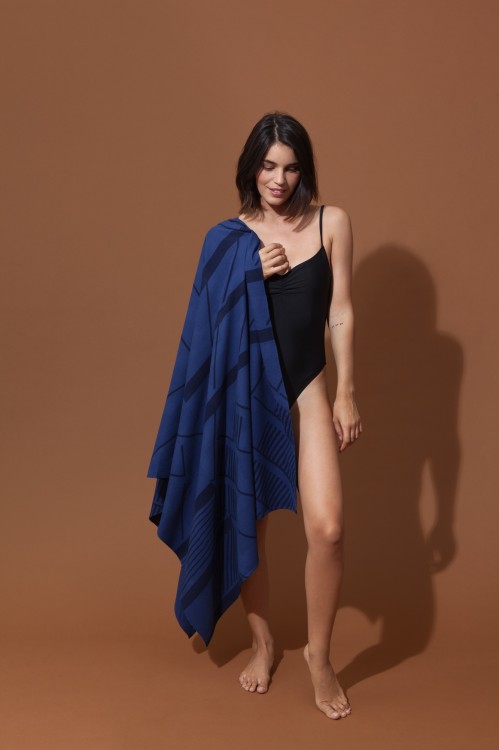 Fouta GEMMA Bleu