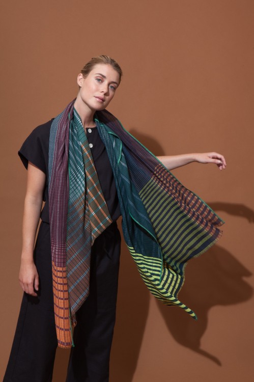 Foulard GRADIENT Nuit Lime