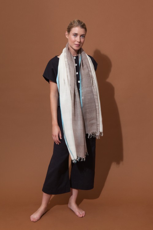 Foulard OMBRE MAPOESIE Brun