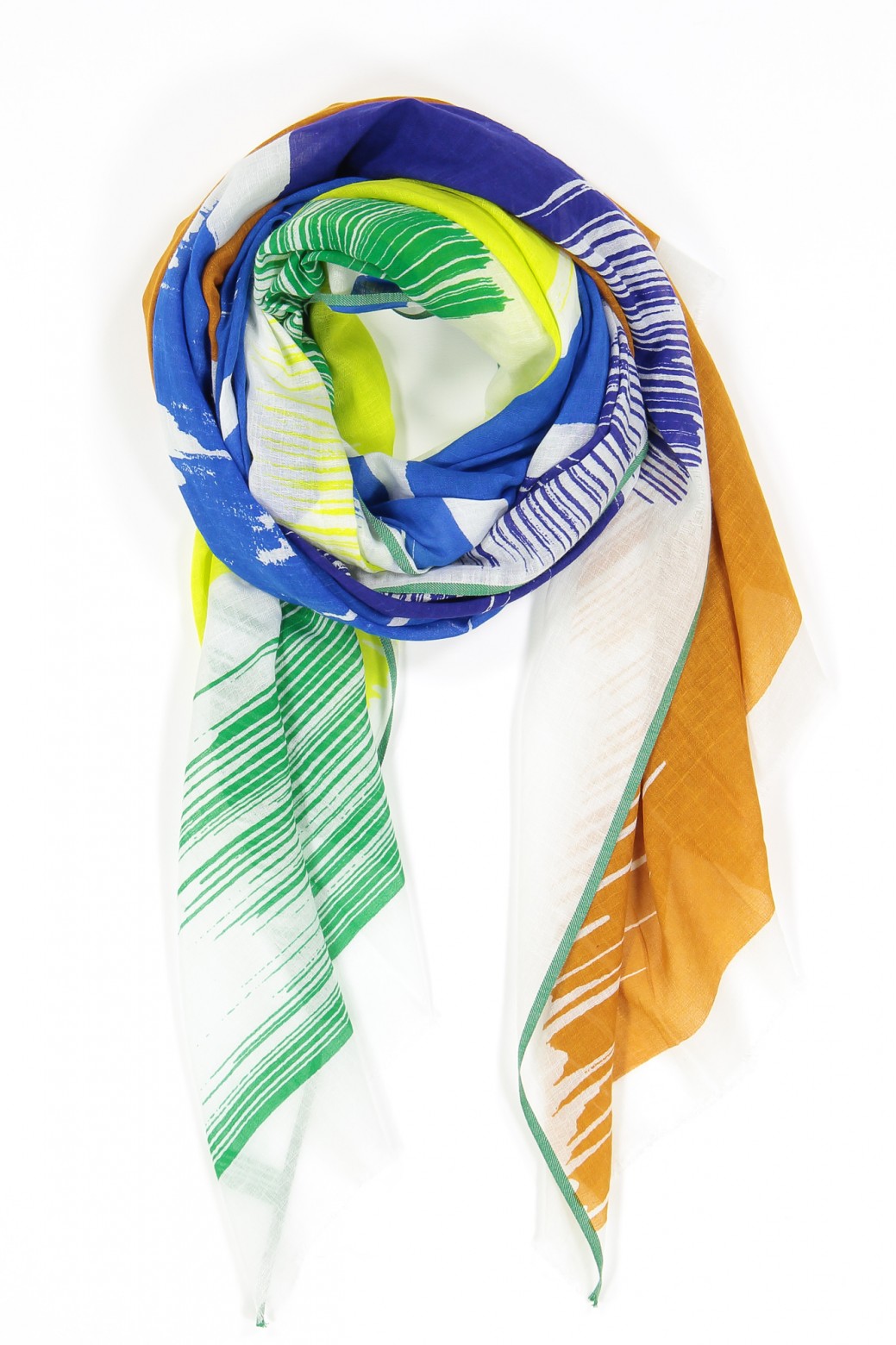 Foulard GOUACHE Bleu Foulard GOUACHE Bleu