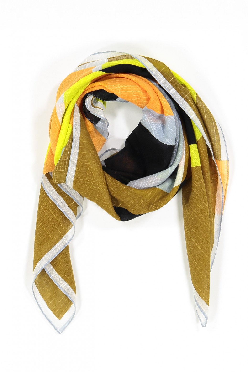 Foulard VISION Kaki Lime Foulard VISION Kaki Lime