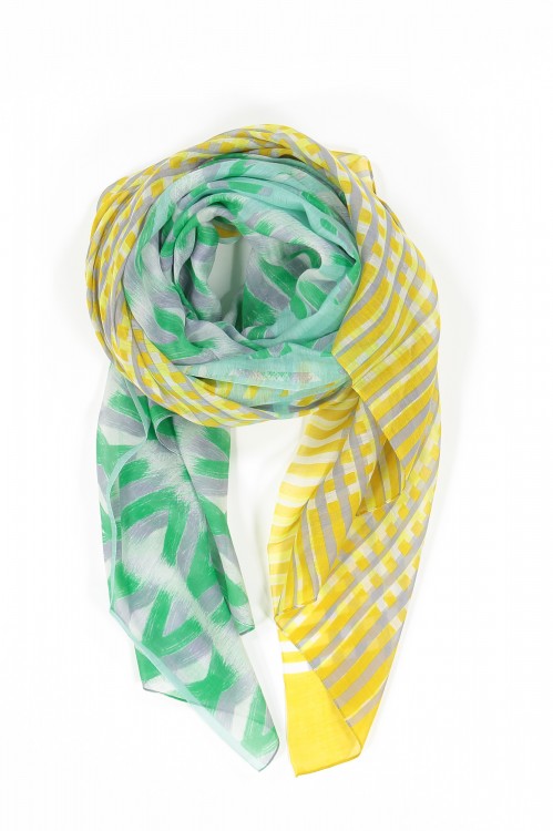 Foulard MYSTIQUE MAPOESIE Jade
