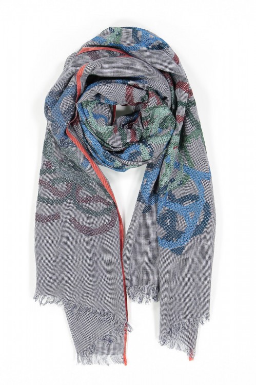 Foulard ALCHIMIE MAPOESIE Vert