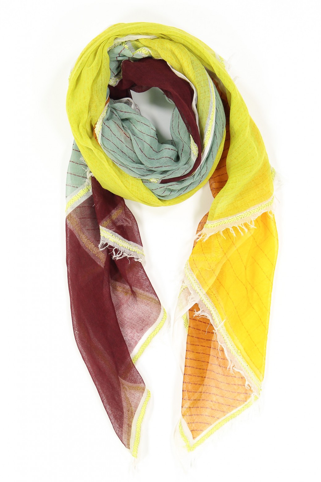 Foulard PATCHWORK Jade Sun Foulard PATCHWORK Jade Sun