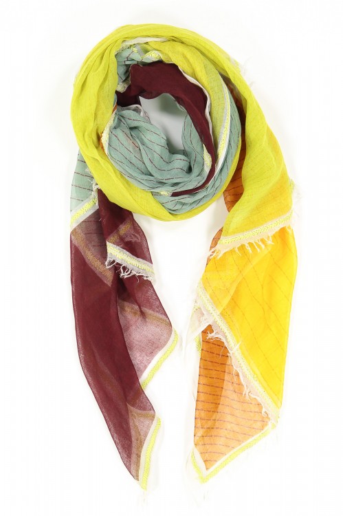 Foulard PATCHWORK Jade Sun