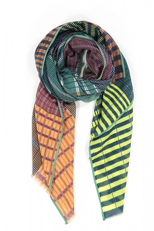 Foulard GRADIENT Nuit Lime
