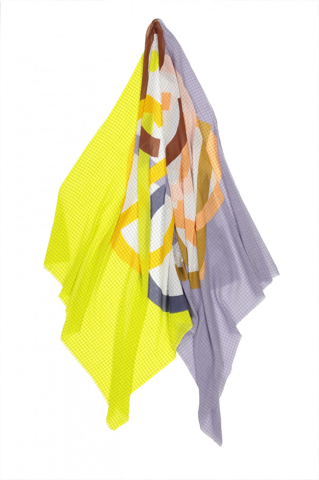 Foulard ICONE Lime Gris Foulard ICONE Lime Gris